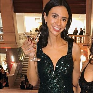 STUNNING Sequin green maxi dress from Lulus.